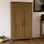 Croyde Shoe Cupboard - 2 Door - Oak