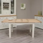 Hatherleigh Extending Dining Table - 4-8 Seater - 132cm-198cm - Oak and Painted