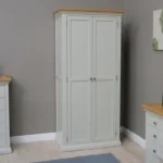 Hatherleigh Wardrobe - 2 Door - Oak and Painted