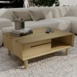 Lynton Coffee Table - 1 Drawer - Oak