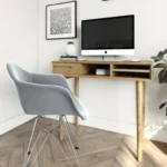 Lynton Computer Desk - 1 Drawer - Oak