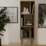 Lynton Shelving Unit - Narrow - Oak