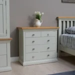Hatherleigh Chest of Drawers - 3+2 Drawer - Oak and Painted
