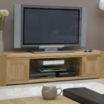 Appledore Plasma TV Unit - 2 Door - Oak