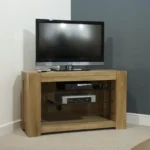 Appledore Corner TV Unit - Oak
