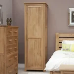 Croyde Wardrobe - 1 Door - Oak