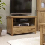 Croyde TV Unit - 1 Drawer - Oak