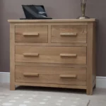 Croyde Chest of Drawers - 2+2 Drawer - Oak