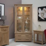 Croyde Display Cabinet - 2 Door - Oak