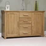 Croyde Sideboard - 2 Door - Medium - 130.5cm - Oak