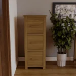 Croyde Filing Cabinet - 3 Drawer - Oak