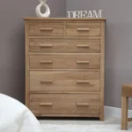 Croyde Chest of Drawers - 4+2 Drawer - Jumbo - Oak