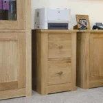 Saunton Filing Cabinet - 2 Drawer - Oak