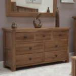 Pilton Chest of Drawers - 4+3 Drawer - Wide - Oak