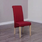 Italia Dining Chair - Set of 2 - Lipstick Fabric