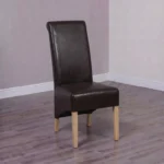 Richmond Dining Chair - Set of 2 - Brown Bonded Leather