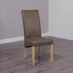 Richmond Dining Chair - Set of 2 - Mushroom Bonded Leather