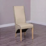 Wave Dining Chair - Set of 2 - Noir Contrast Piping Silverstone Matt Bone