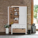 Umberleigh White Painted Oak Large Larder Unit