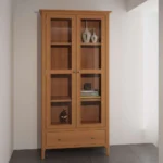 Northam Oak Glass Display Cabinet