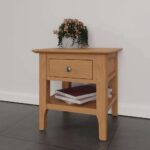 Northam Oak Large Lamp Table
