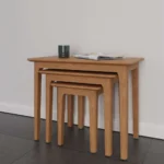 Northam Oak Nest of 3 Tables