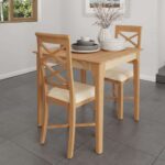 Northam Oak Square Fixed Top Dining Table
