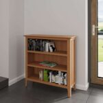 Northam Oak Small Wide Bookcase