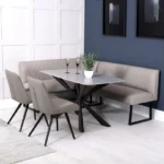 The Chair Collection Corner Bench - Part 2 (lefthand) - Grey