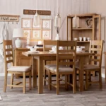 Ivybridge Oak 1.0m Butterfly Extending Dining Table