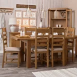 Ivybridge Oak 1.25m Butterfly Extending Dining Table